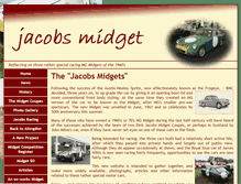 Tablet Screenshot of jacobsmidget.com